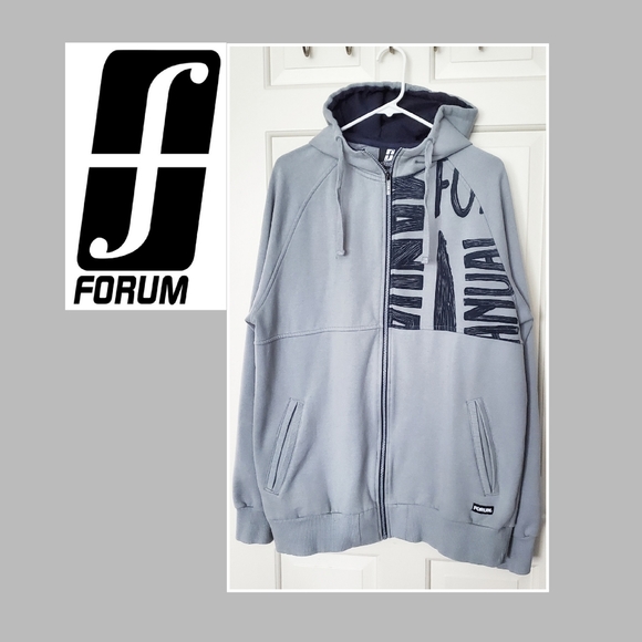 Forum Other - Forum Men's Snowboarding Zip Sweatshirt Hoodie L